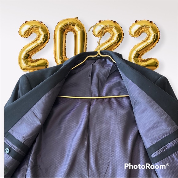 Mens Jean -Paul Germain Dark Blue Sport Coat 42R - Picture 5 of 5